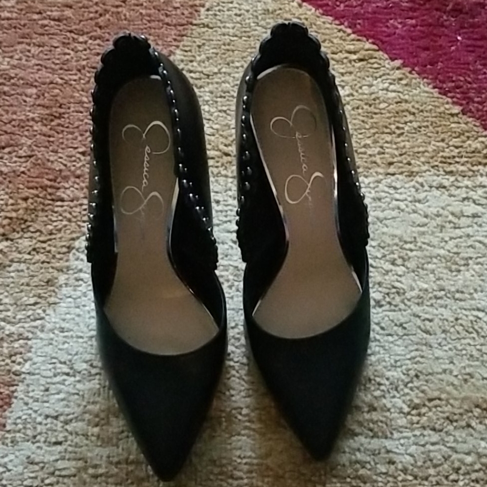 Jessica Simpson Parma leather pumps